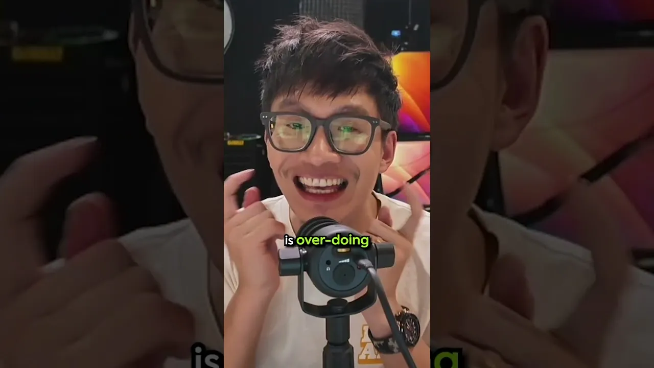 Vinh demonstrating the vocal exercise he recommends to stop mumbling